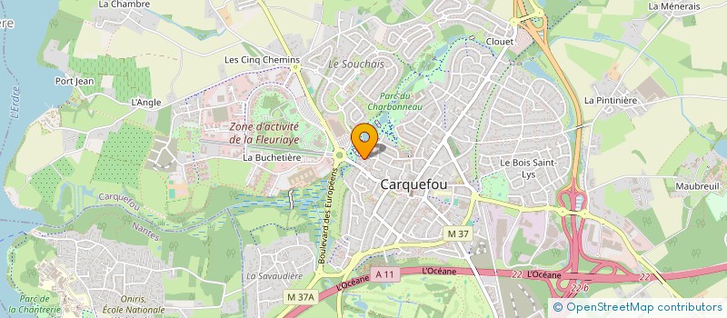 localisation de l'entreprise SRJUJU  CARQUEFOU