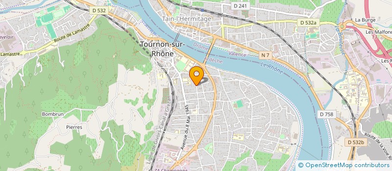 localisation de l'entreprise SRK à TOURNON-SUR-RHONE
