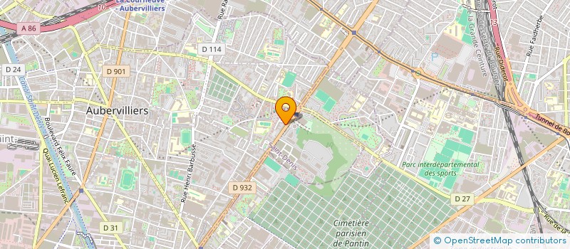 localisation de l'entreprise SRK GROUPE à AUBERVILLIERS