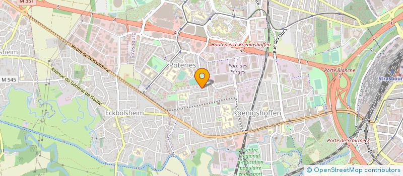 localisation de l'entreprise SRK PLATRE à STRASBOURG