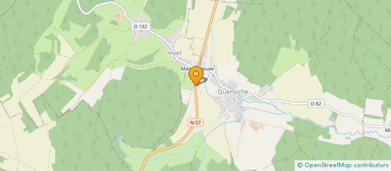 localisation de l'entreprise SRK TABACAVIA  QUENOCHE