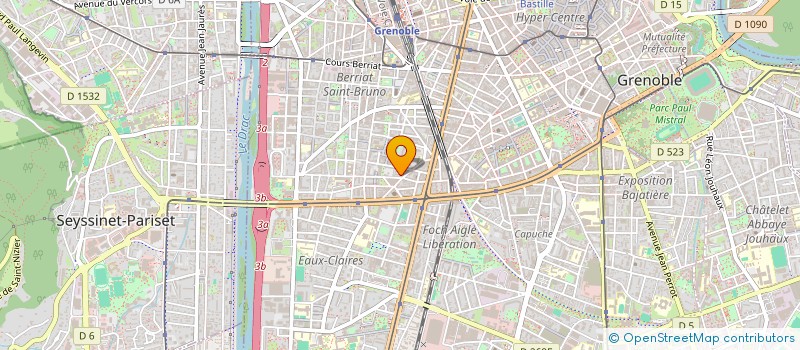 localisation de l'entreprise SRL 38  GRENOBLE