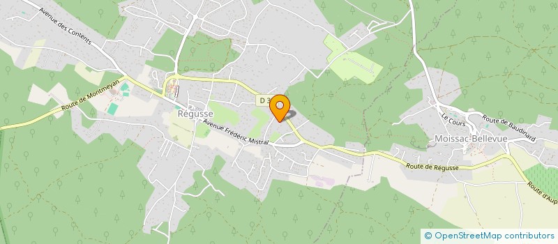 localisation de l'entreprise SRLS à REGUSSE