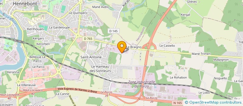 localisation de l'entreprise SRM à KERVIGNAC