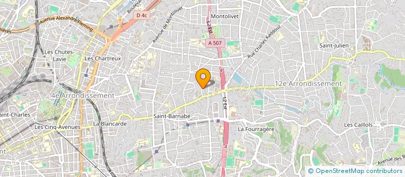 localisation de l'entreprise SRM ET COMPAGNIE à MARSEILLE