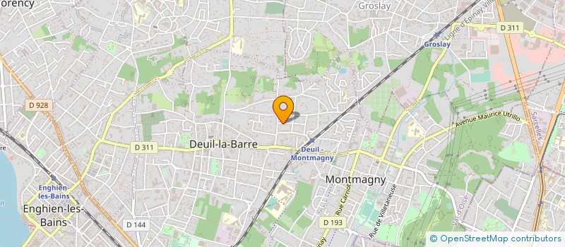 localisation de l'entreprise SRM IMMOBILIER SCI à DEUIL-LA-BARRE