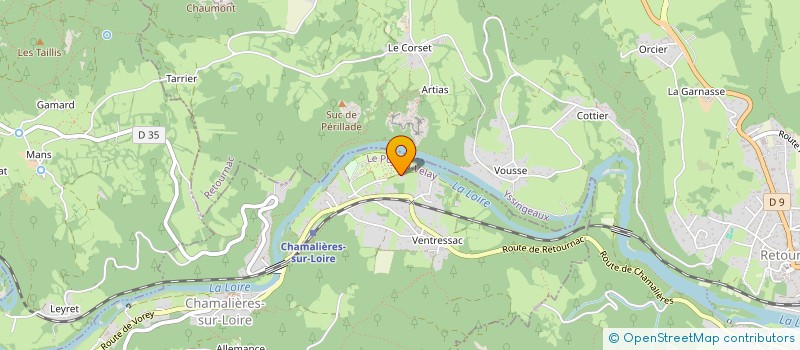 localisation de l'entreprise SRM INVEST  CHAMALIERES-SUR-LOIRE