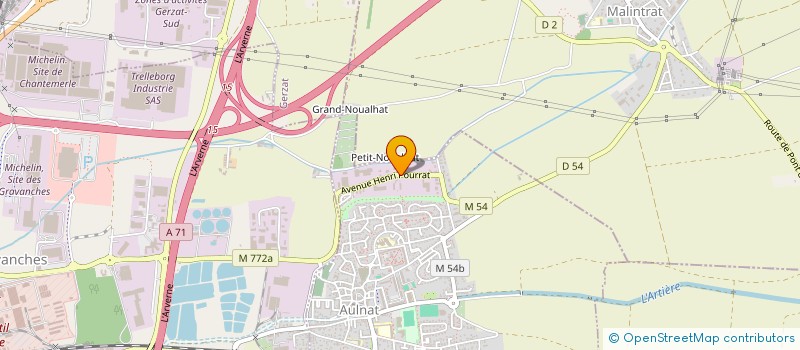 localisation de l'entreprise SRM3E  ORCINES