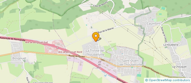 localisation de l'entreprise SRMC  LA TRINITE-DE-THOUBERVILLE