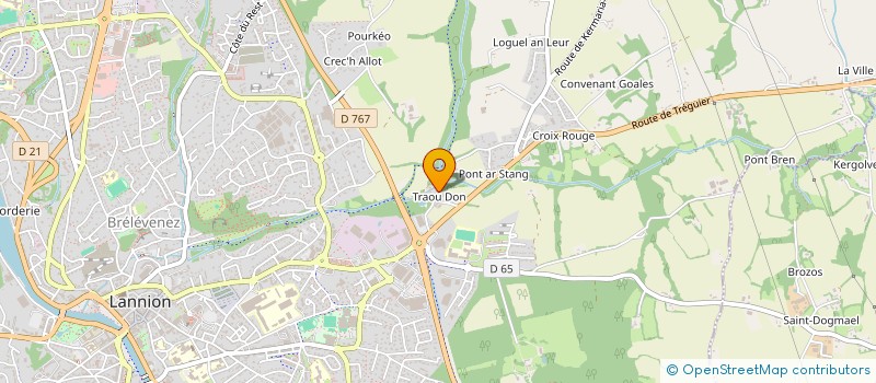 localisation de l'entreprise SRMP STE ROSPEZ MECANI PRECIS à ROSPEZ