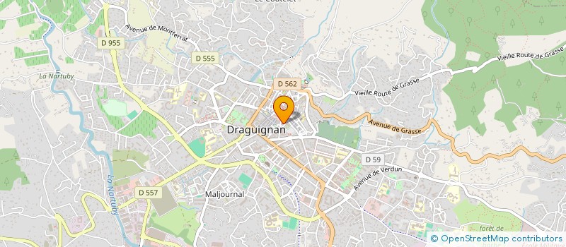 localisation de l'entreprise SRNT  DRAGUIGNAN