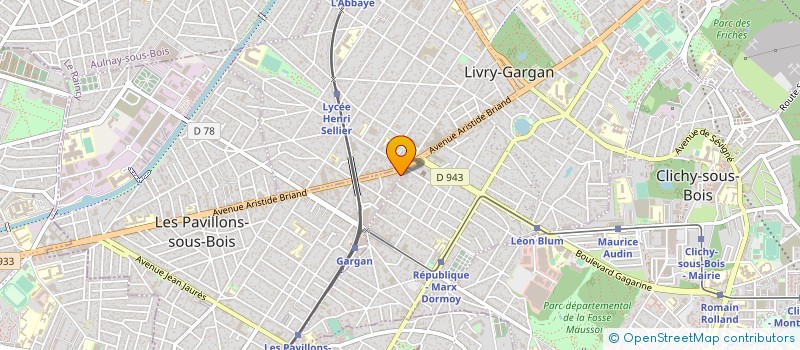 localisation de l'entreprise SRP  LES PAVILLONS-SOUS-BOIS