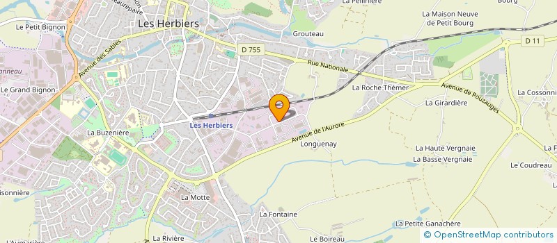 localisation de l'entreprise SRP CONCEPT à LES HERBIERS