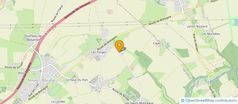 localisation de l'entreprise SRP CONSEILS  VAL D'ARRY