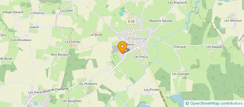 localisation de l'entreprise SRP IMMO à CHAVEYRIAT