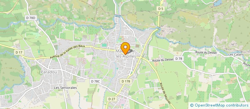 localisation de l'entreprise SRP MAUSSANE à MAUSSANE-LES-ALPILLES
