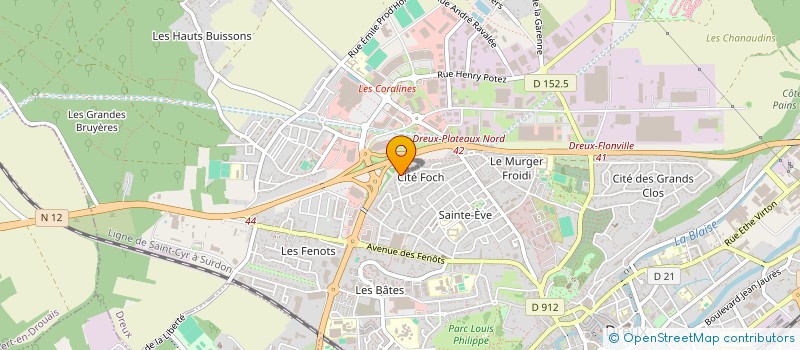 localisation de l'entreprise SRP MOTORS à DREUX