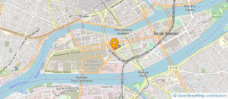 localisation de l'entreprise SRP OUEST à NANTES