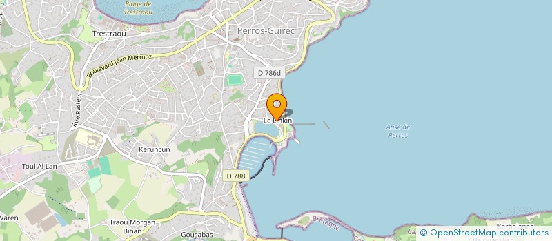localisation de l'entreprise SRP SOC REGATES PERROS GUIREC à PERROS-GUIREC