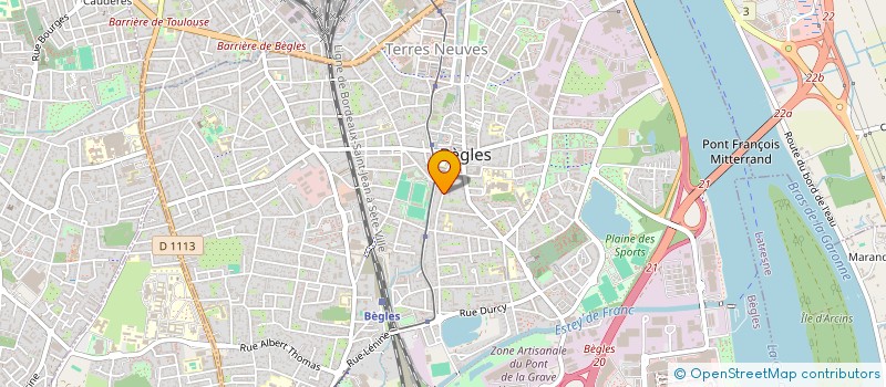 localisation de l'entreprise SRPB à BEGLES