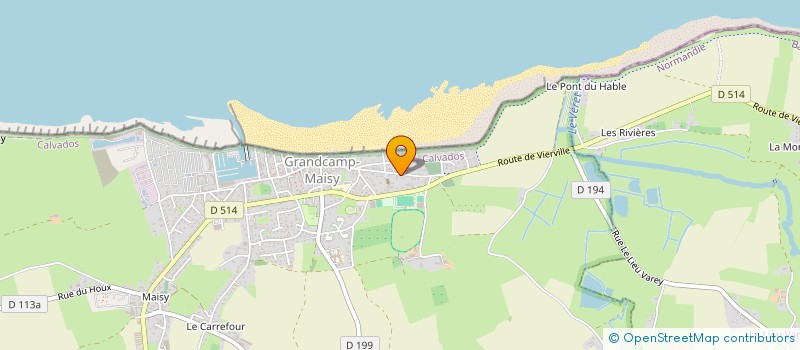 localisation de l'entreprise SRPBB-IMMO  GRANDCAMP-MAISY