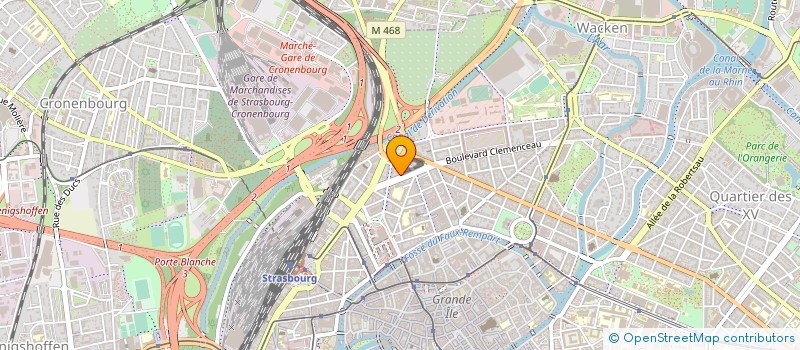 localisation de l'entreprise SRPF 001 à STRASBOURG