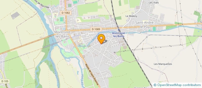 localisation de l'entreprise SRPF  MONTROND-LES-BAINS