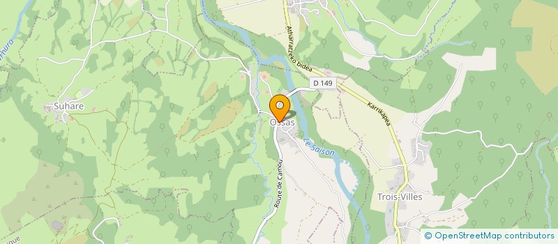 localisation de l'entreprise SRPI BASABURUA à TARDETS-SORHOLUS