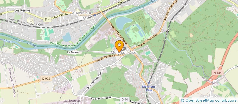 localisation de l'entreprise SRPR  MERY-SUR-OISE