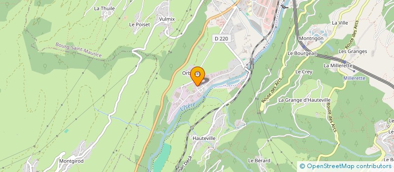 localisation de l'entreprise SRR IMMO à BOURG-SAINT-MAURICE