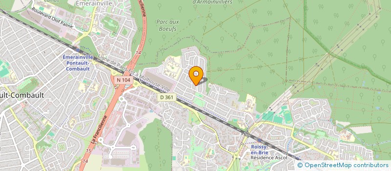 localisation de l'entreprise SRS  ROISSY-EN-BRIE