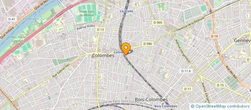 localisation de l'entreprise SRS à COLOMBES