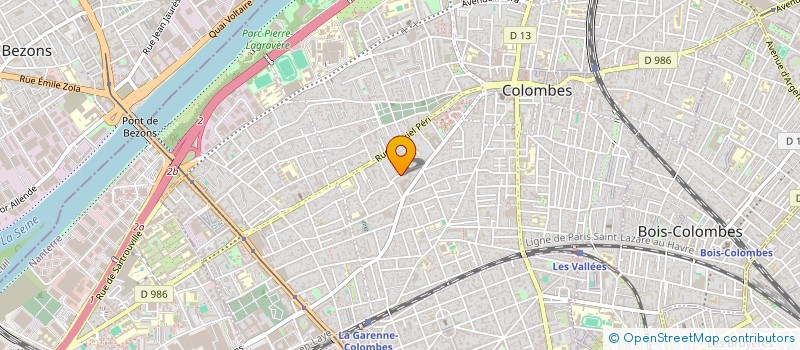 localisation de l'entreprise SRS TAXI à COLOMBES