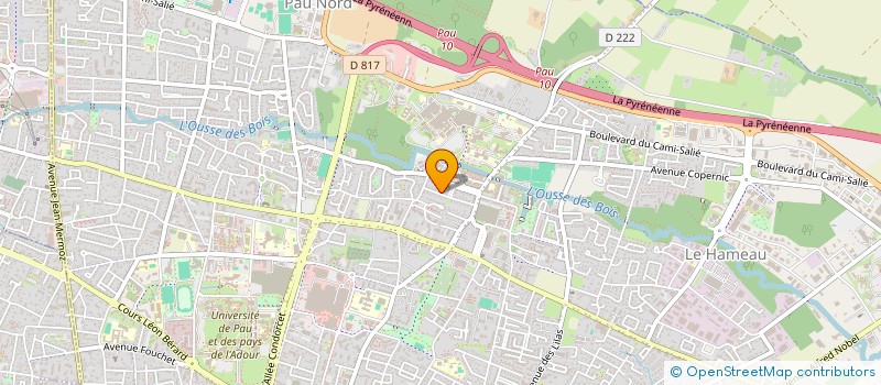 localisation de l'entreprise SRSQ MANAGEMENT à PAU