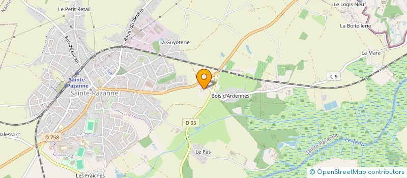 localisation de l'entreprise SRT  SAINTE-PAZANNE