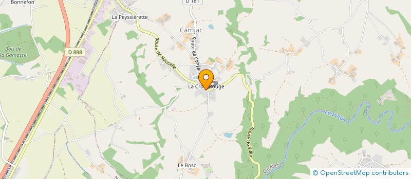 localisation de l'entreprise SRT CHARPENTE COUVERTURE  CAMJAC