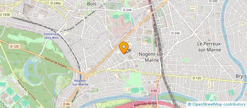 localisation de l'entreprise SRT COURSE à NOGENT-SUR-MARNE