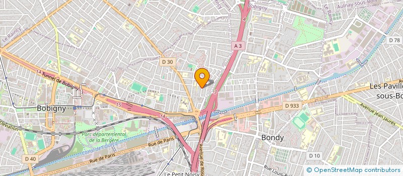 localisation de l'entreprise SRT MARKET à BOBIGNY
