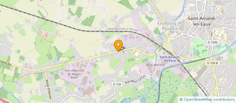 localisation de l'entreprise SRT PERFORMANCE à SAINT-AMAND-LES-EAUX