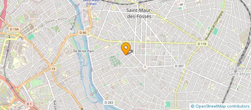 localisation de l'entreprise SRTC INVESTISSEMENT à SAINT-MAUR-DES-FOSSES