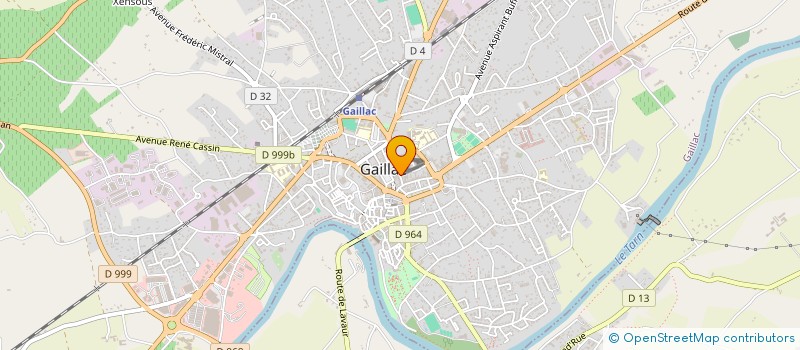 localisation de l'entreprise SRTICOM 2000  GAILLAC