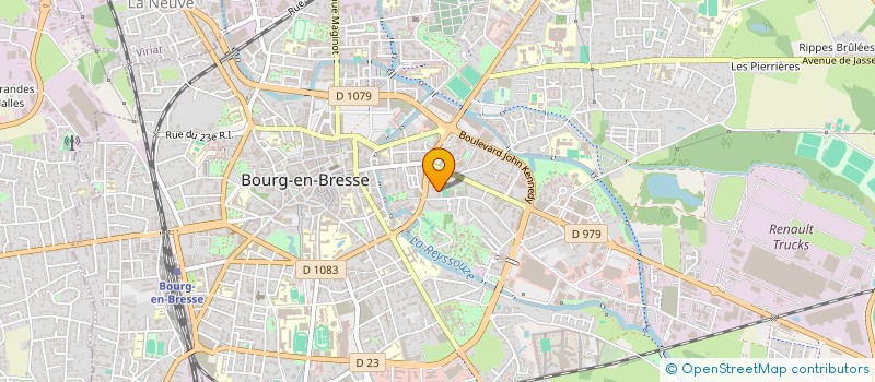 localisation de l'entreprise SRTLM à BOURG-EN-BRESSE