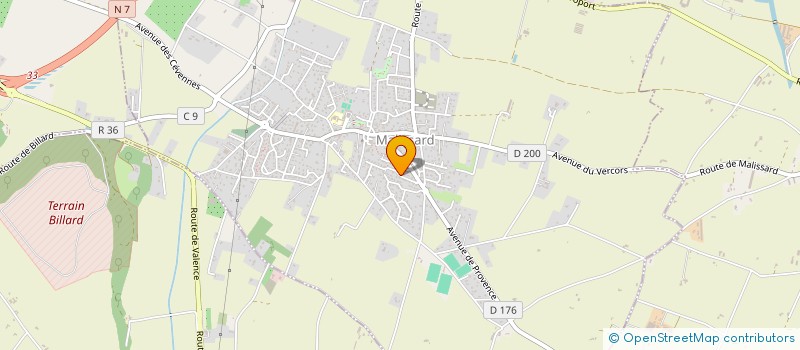 localisation de l'entreprise SRTP  MALISSARD