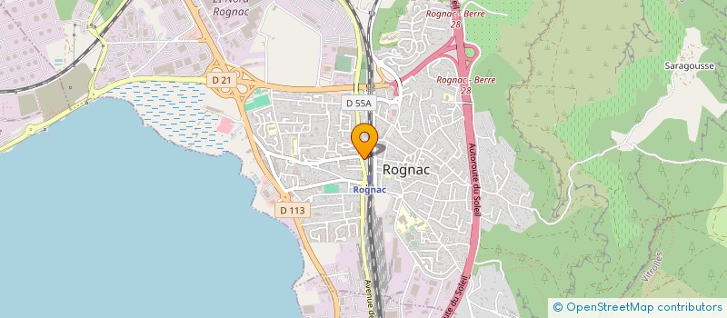 localisation de l'entreprise SRTP à ROGNAC