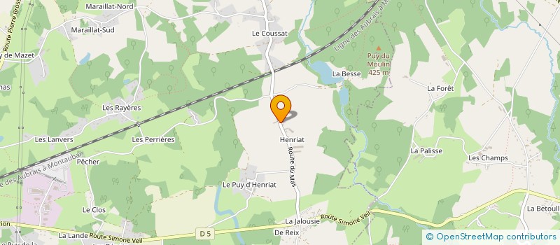 localisation de l'entreprise SRV  AMBAZAC