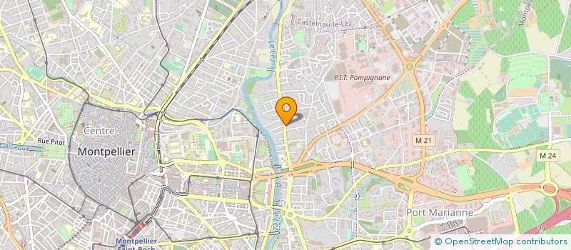 localisation de l'entreprise SRV FINANCEMENTS à MONTPELLIER