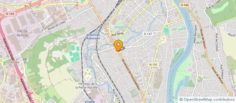 localisation de l'entreprise SRV PHARMA SAS à CORBEIL-ESSONNES