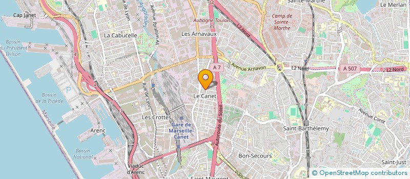 localisation de l'entreprise SRWEB  MARSEILLE