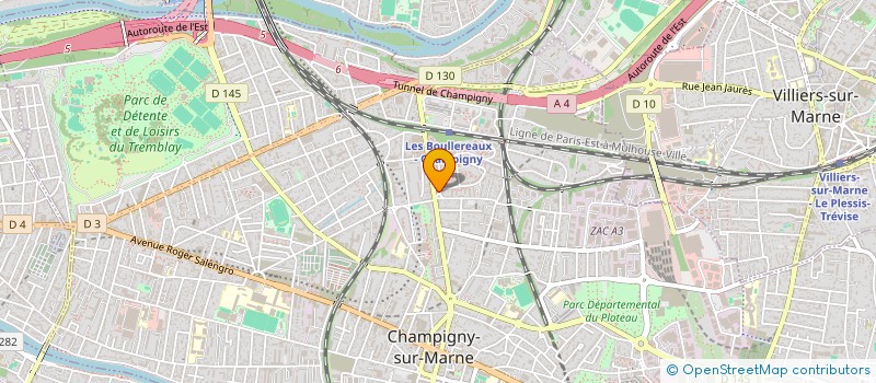 localisation de l'entreprise SRZ à CHAMPIGNY-SUR-MARNE