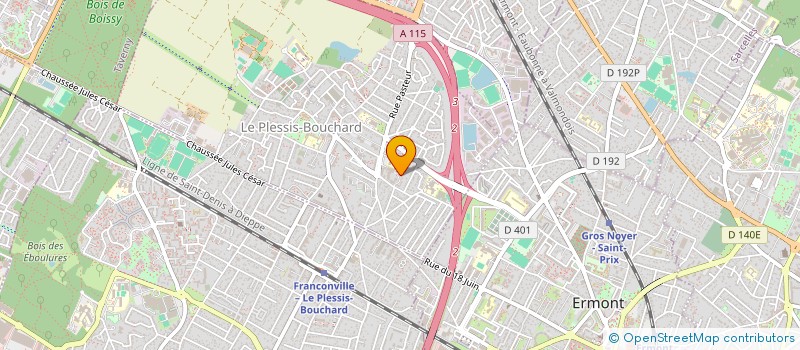 localisation de l'entreprise SS  PLESSIS-BOUCHARD (LE)